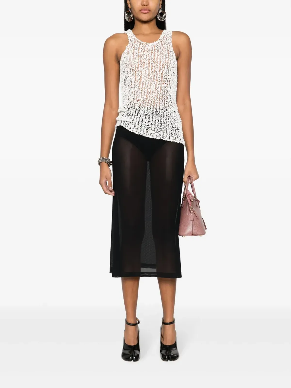 Maison Margiela シアーオープンタンクトップ - 画像2