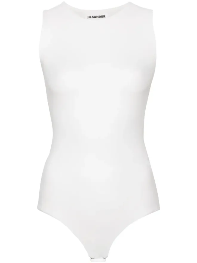 Jil Sander Jil Sander ストレッチデザイン ボディスーツ - Whiteの商品画像