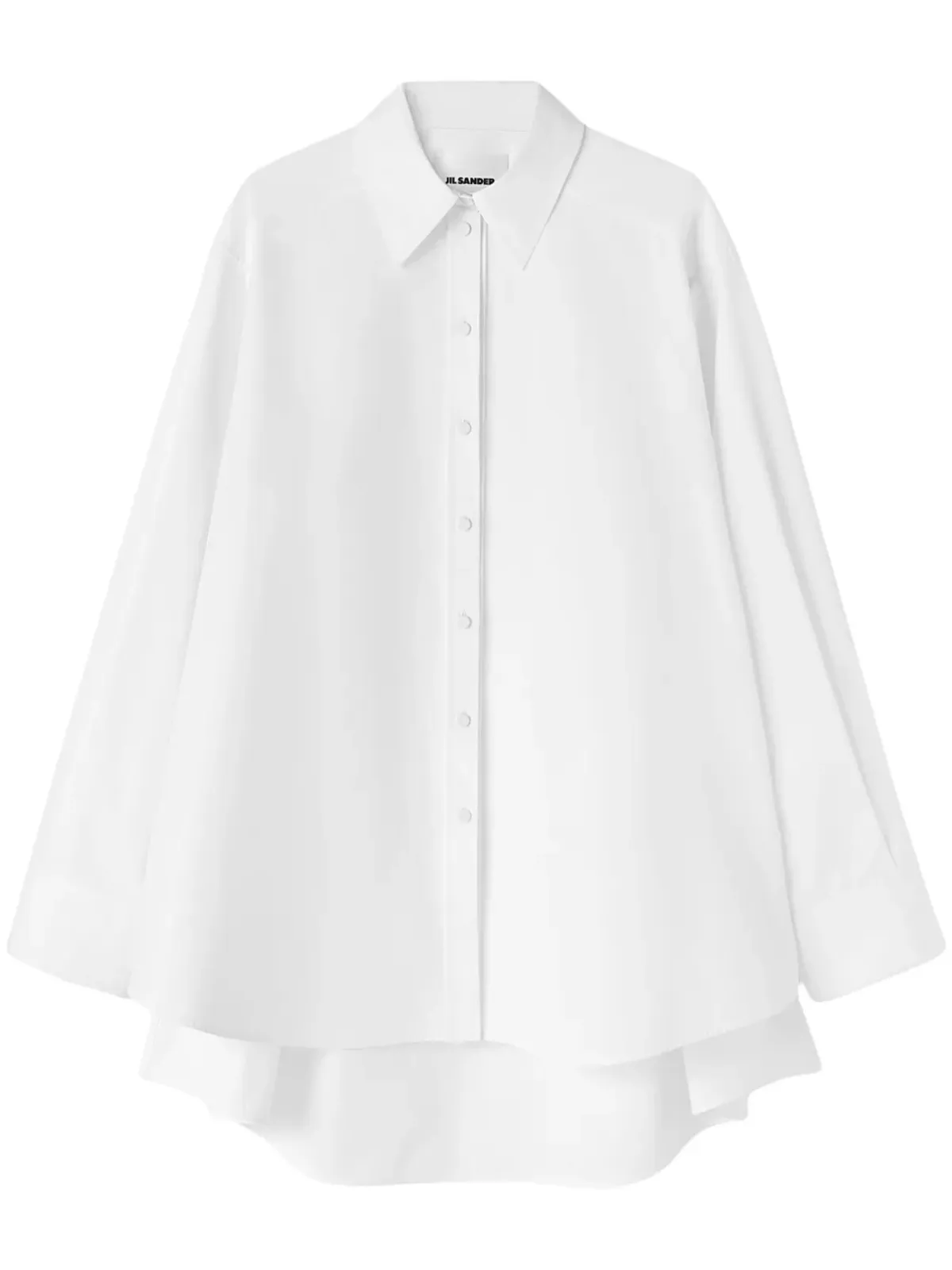 Jil Sander カットアウト オーバーサイズ シャツ - ホワイト - 画像1