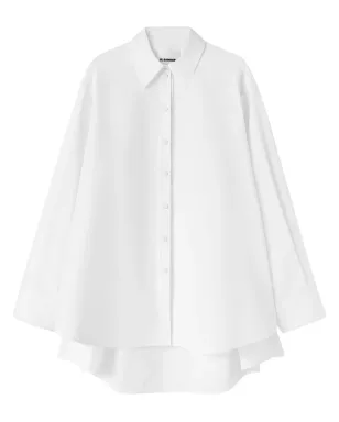 Jil Sander カットアウト オーバーサイズ シャツ - ホワイト - サムネイル1