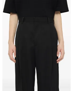 Jil Sander ハイウエスト テーラード ウール トラウザー - ブラック - サムネイル5