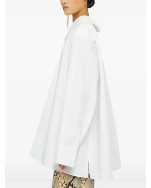 Jil Sander オーバーサイズ コットンシャツ - White - サムネイル5