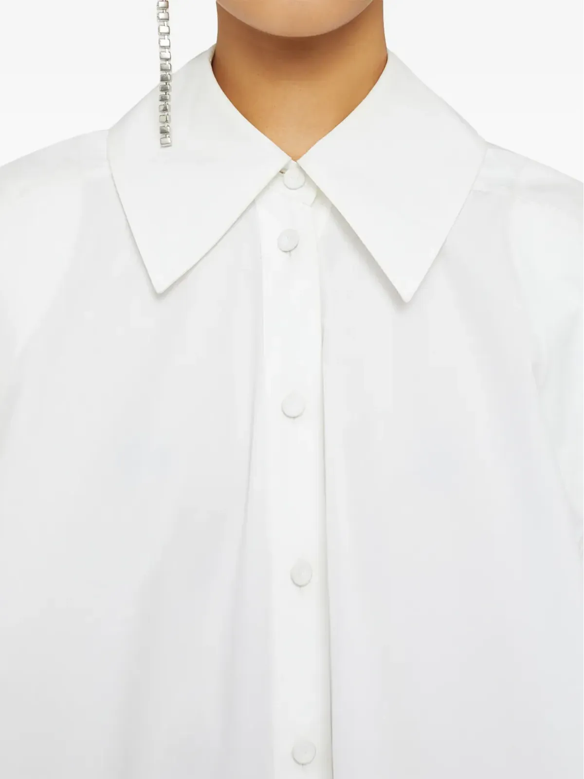 Jil Sander オーバーサイズ コットンシャツ - White - 画像4