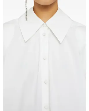 Jil Sander オーバーサイズ コットンシャツ - White - サムネイル4