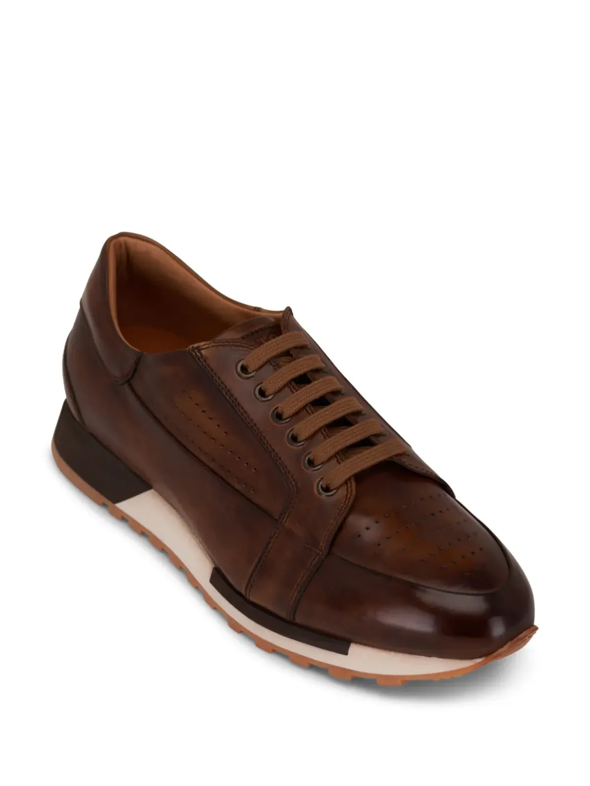 Bontoni Vento レースアップレザー スニーカー - 画像2