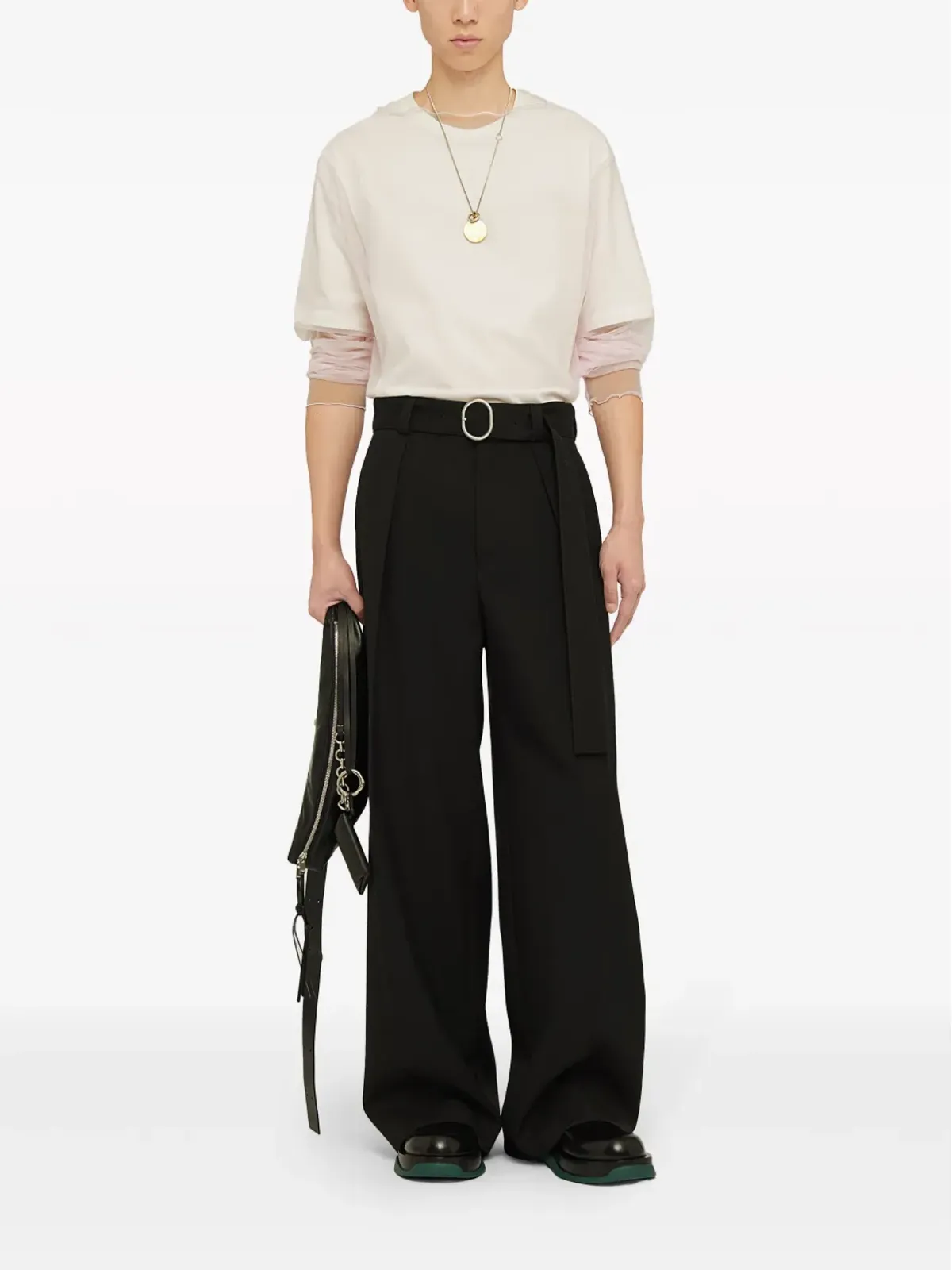 Jil Sander レイヤードデザインのロングスリーブTシャツ - 画像2