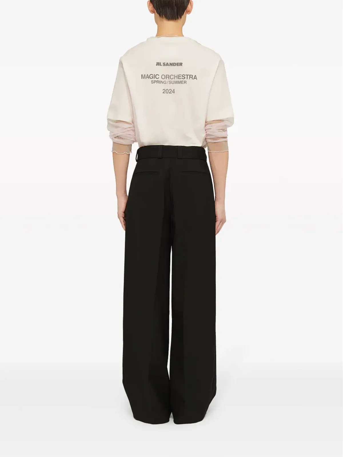 Jil Sander レイヤードデザインのロングスリーブTシャツ - 画像3