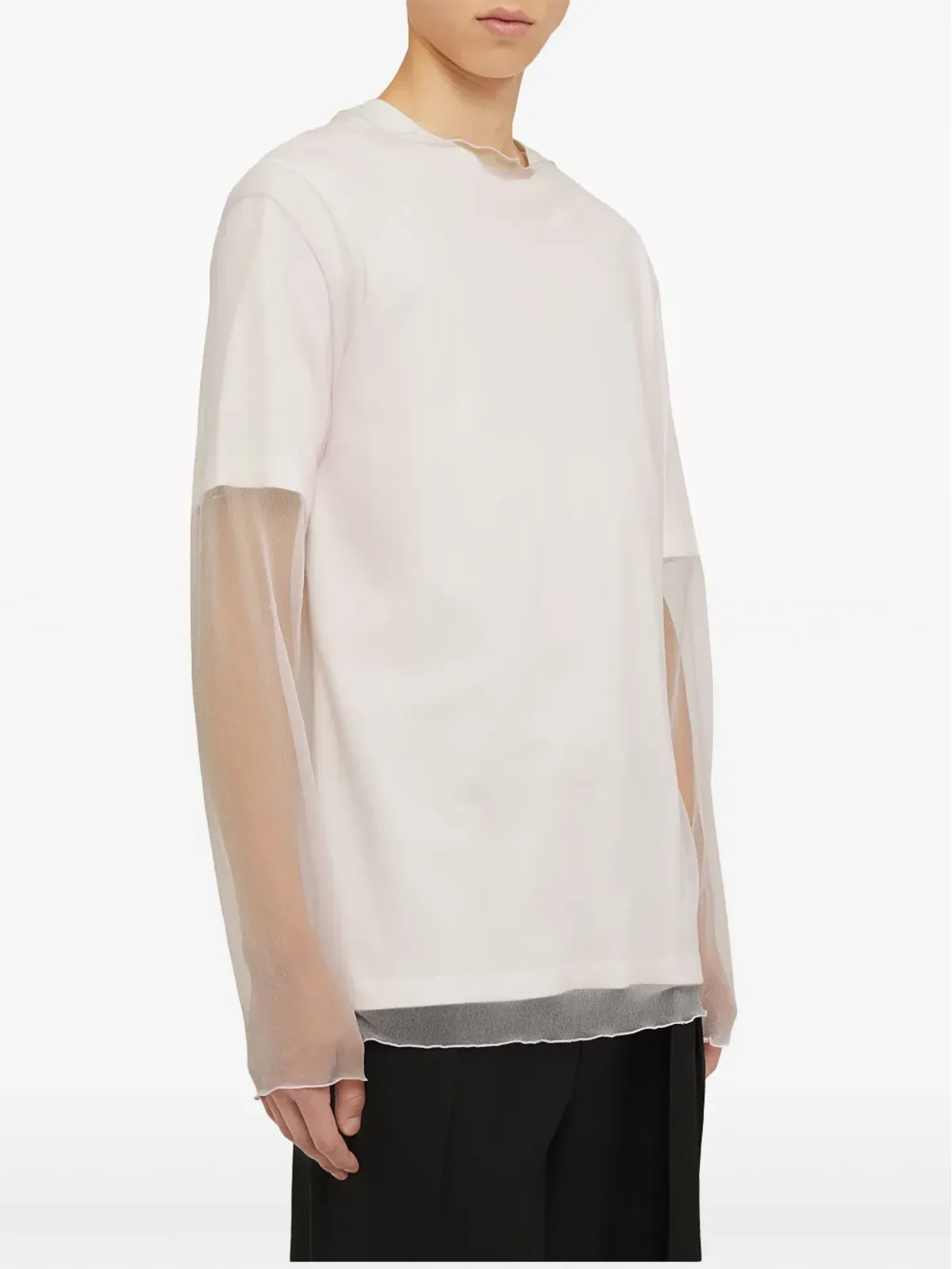 Jil Sander レイヤードデザインのロングスリーブTシャツ - 画像4