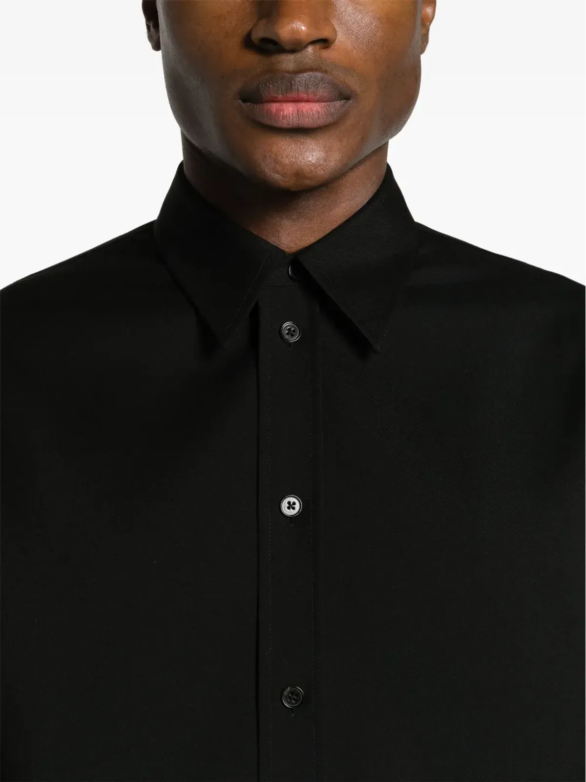 Jil Sander 長袖ウールシャツ - 画像5
