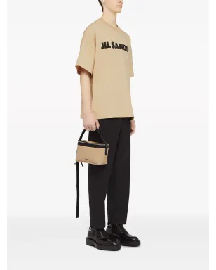 Jil Sander 小さなレザーショルダーバッグ - ブラウン - サムネイル2