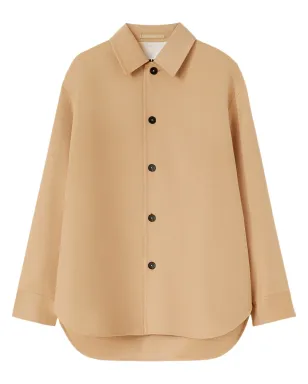 Jil Sander カシミヤ シャツジャケット - ブラウン - サムネイル1