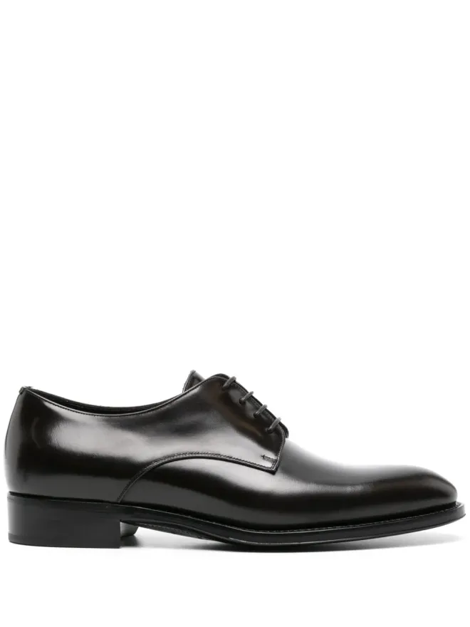 Saint Laurent Saint Laurent Adrien レザー ダービーシューズ - ブラックの商品画像