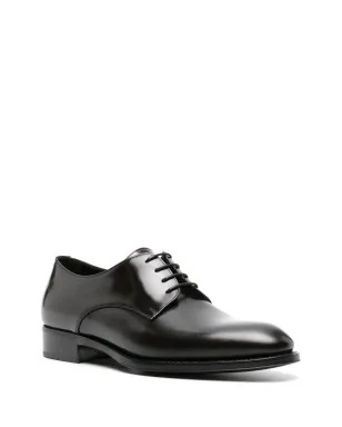 Saint Laurent Adrien レザー ダービーシューズ - ブラック - サムネイル2