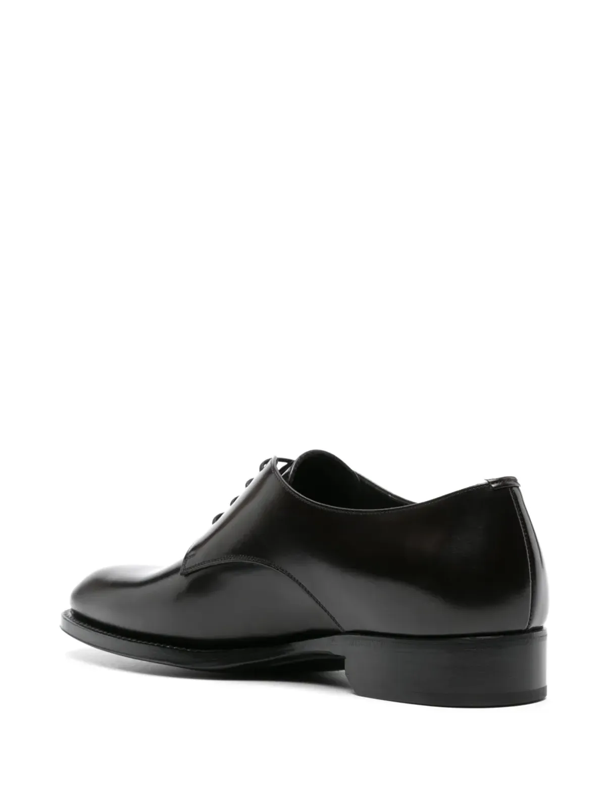 Saint Laurent Adrien レザー ダービーシューズ - ブラック - 画像3