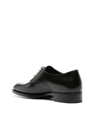 Saint Laurent Adrien レザー ダービーシューズ - ブラック - サムネイル3