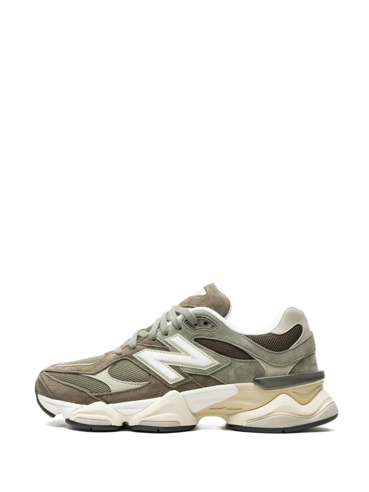 New Balance ダークカモ/ダークオリーブ/サンドストーン スニーカー グリーン - 画像5