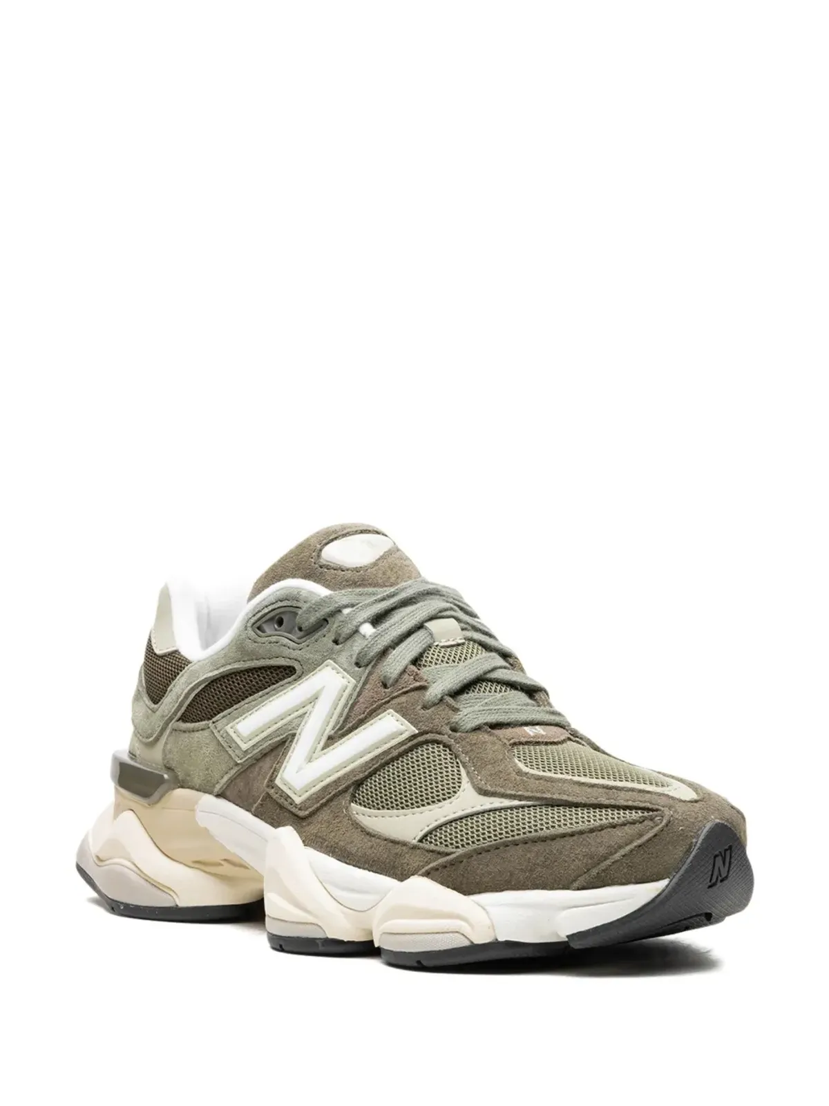 New Balance ダークカモ/ダークオリーブ/サンドストーン スニーカー グリーン - 画像2