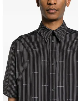 Givenchy ロゴジャカードストライプシャツ - サムネイル5