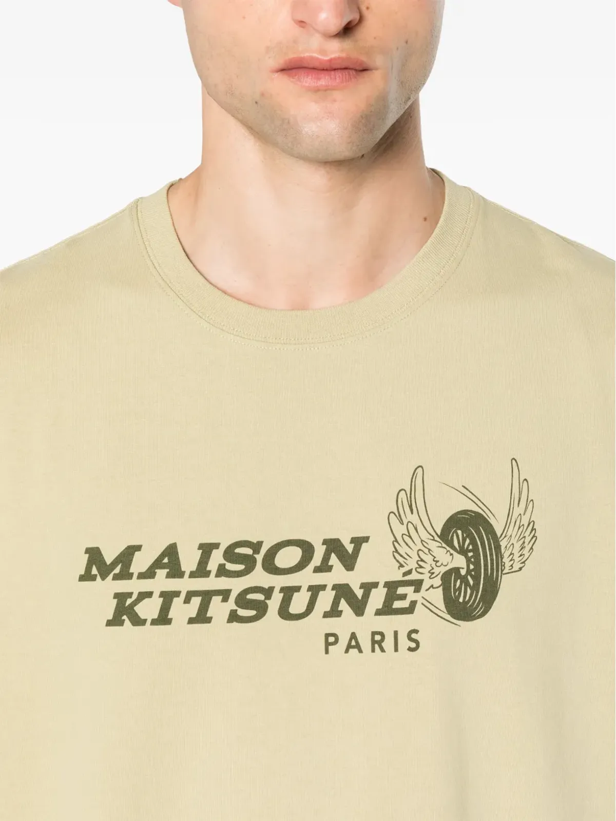 Maison Kitsuné レーシングホイール柄 Tシャツ - 画像5