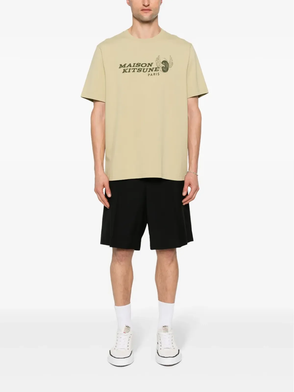 Maison Kitsuné レーシングホイール柄 Tシャツ - 画像2