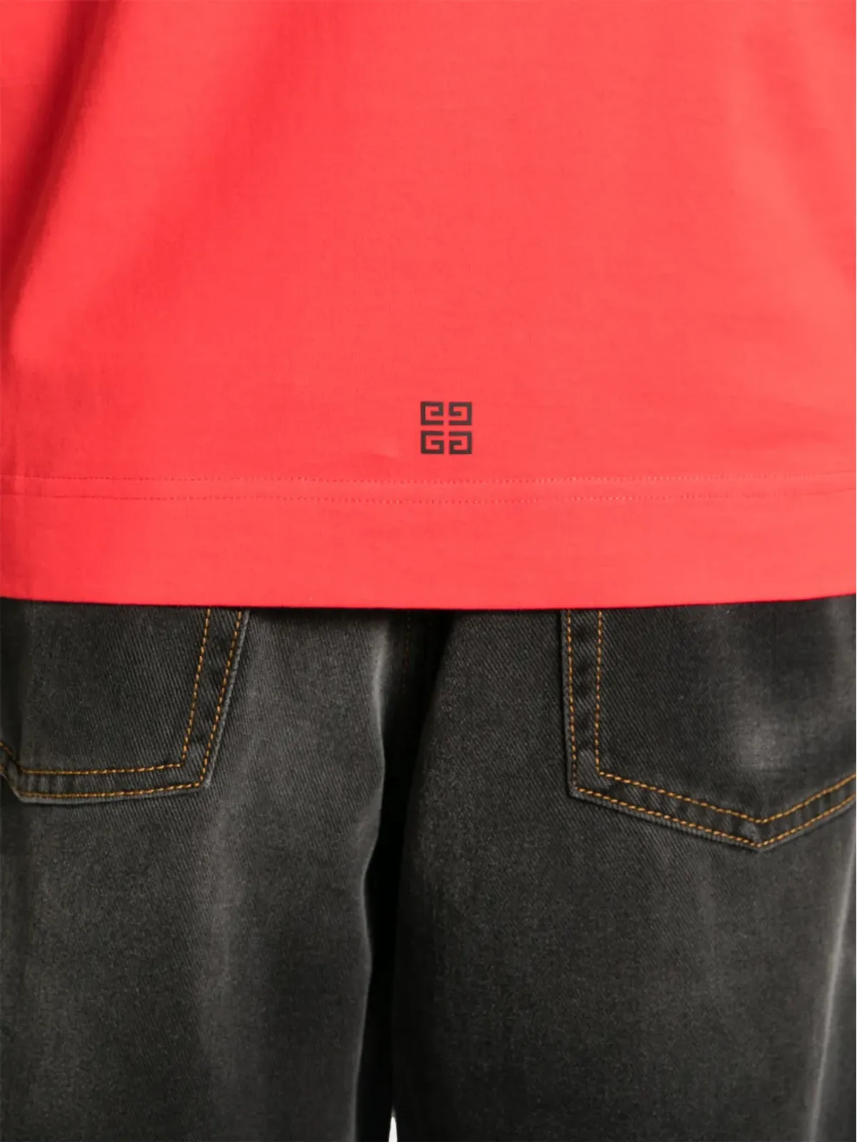 Givenchy ドラゴンプリント コットン Tシャツ - 画像5