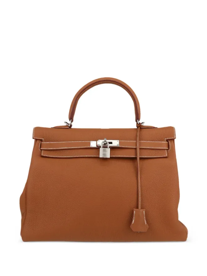 Hermès Pre-Owned Hermès ビンテージ 2023 ケリー35 2ウェイ ハンドバッグ ブラウンの商品画像