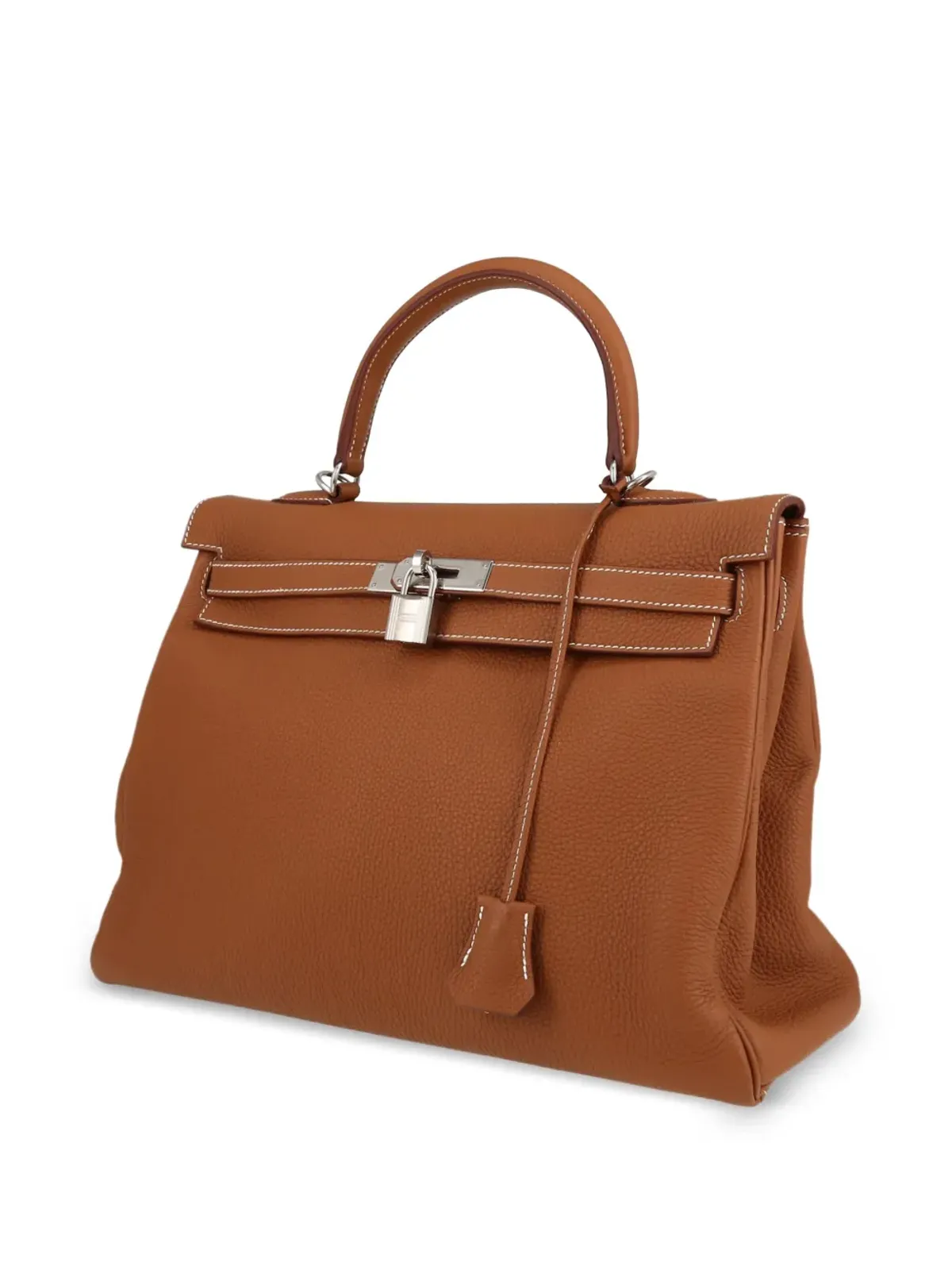 Hermès ビンテージ 2023 ケリー35 2ウェイ ハンドバッグ ブラウン - 画像3