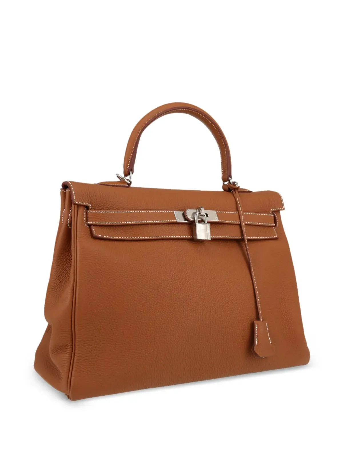 Hermès ビンテージ 2023 ケリー35 2ウェイ ハンドバッグ ブラウン - 画像4