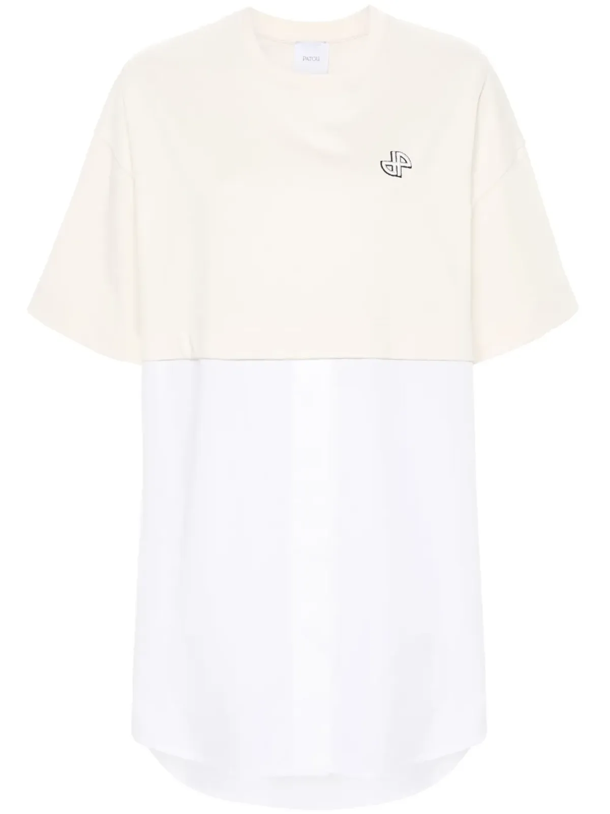 Patou ハイブリッドオーガニックコットン Tシャツドレス - 画像1