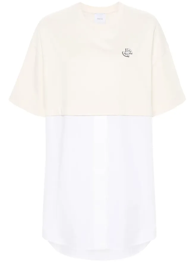 Patou Patou ハイブリッドオーガニックコットン Tシャツドレスの商品画像