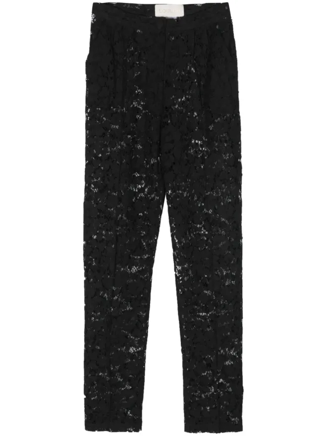 Loulou Loulou フローラルレース テーパードパンツの商品画像