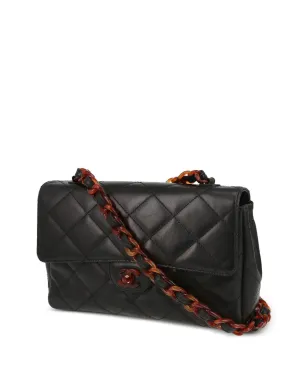 CHANEL ビンテージ 1990年代 ミディアム クラシック フラップ ショルダーバッグ - ブラック - サムネイル5