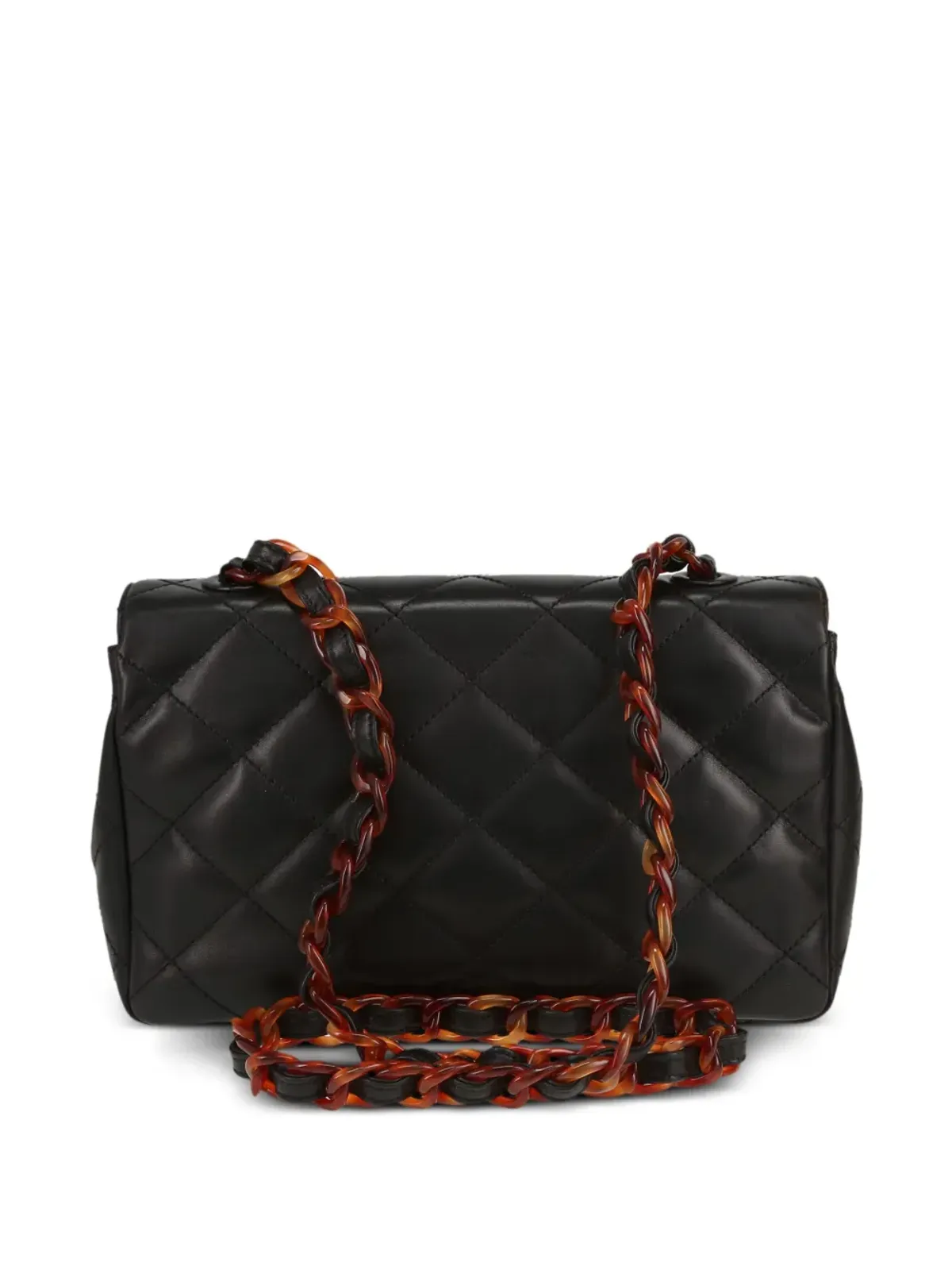 CHANEL ビンテージ 1990年代 ミディアム クラシック フラップ ショルダーバッグ - ブラック - 画像2