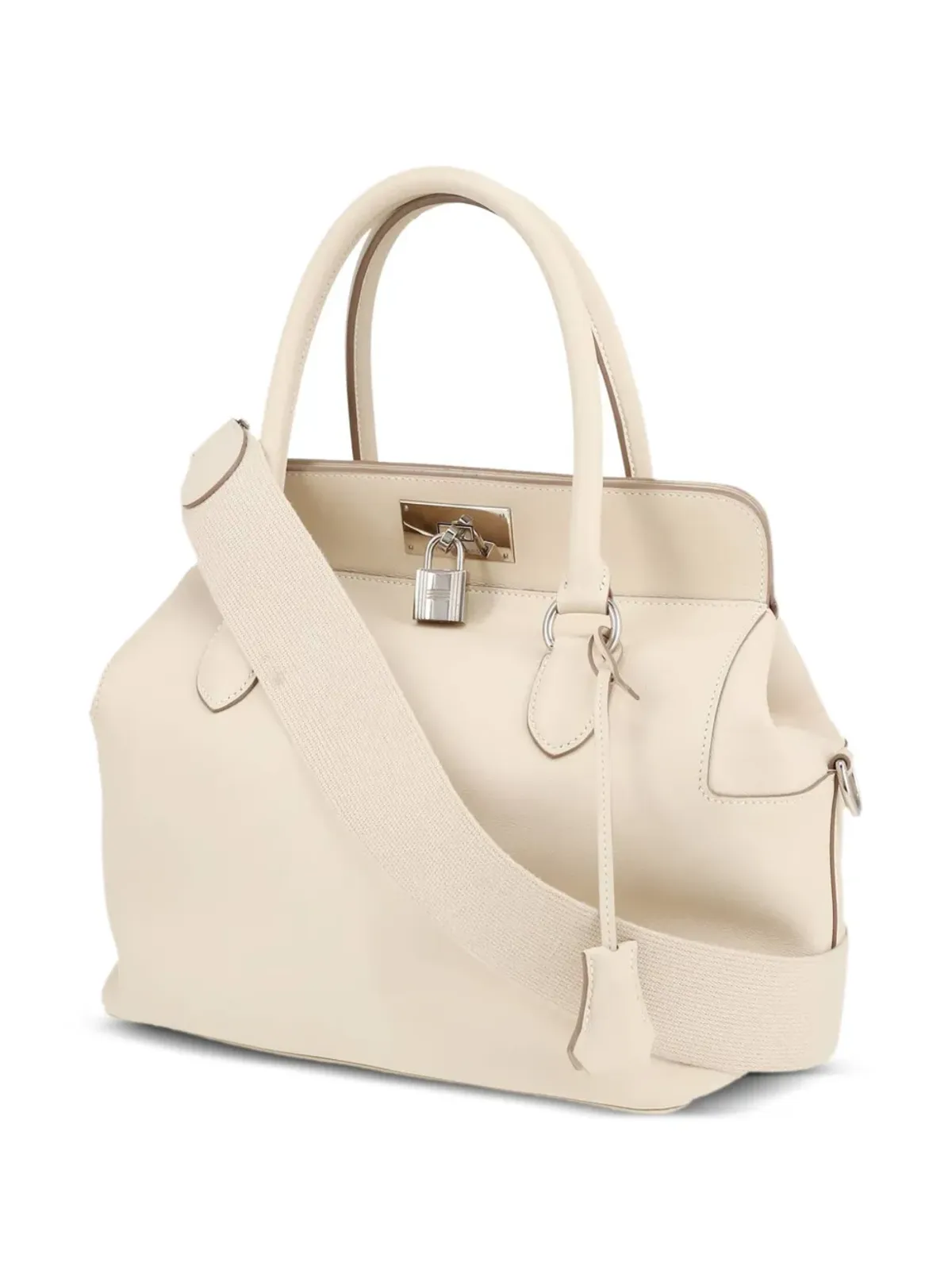 Hermès Pre-Owned 2014 ツールボックス26 ツーウェイ ハンドバッグ - ホワイト - 画像5