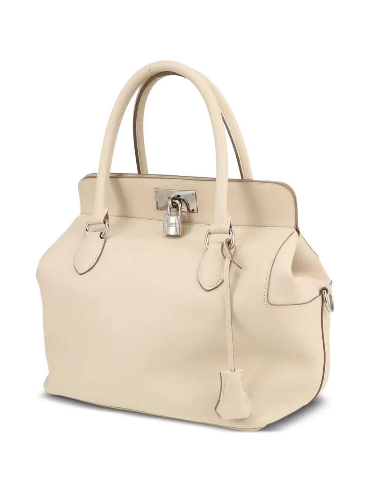 Hermès Pre-Owned 2014 ツールボックス26 ツーウェイ ハンドバッグ - ホワイト - 画像3