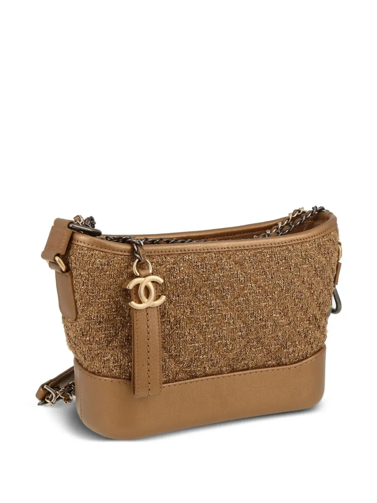 CHANEL ビンテージ 2010年代の小さめガブリエル ショルダーバッグ - ブラウン - 画像3