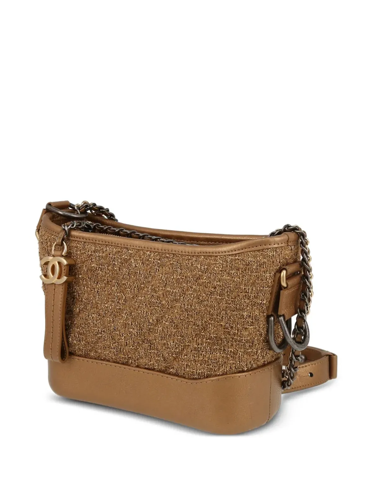 CHANEL ビンテージ 2010年代の小さめガブリエル ショルダーバッグ - ブラウン - 画像4