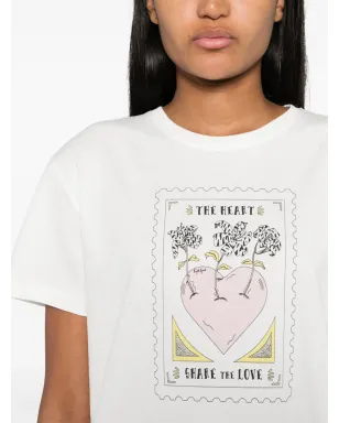 TWINSET イラストプリントコットンTシャツ - サムネイル5