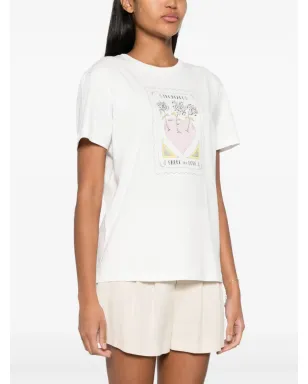 TWINSET イラストプリントコットンTシャツ - サムネイル3