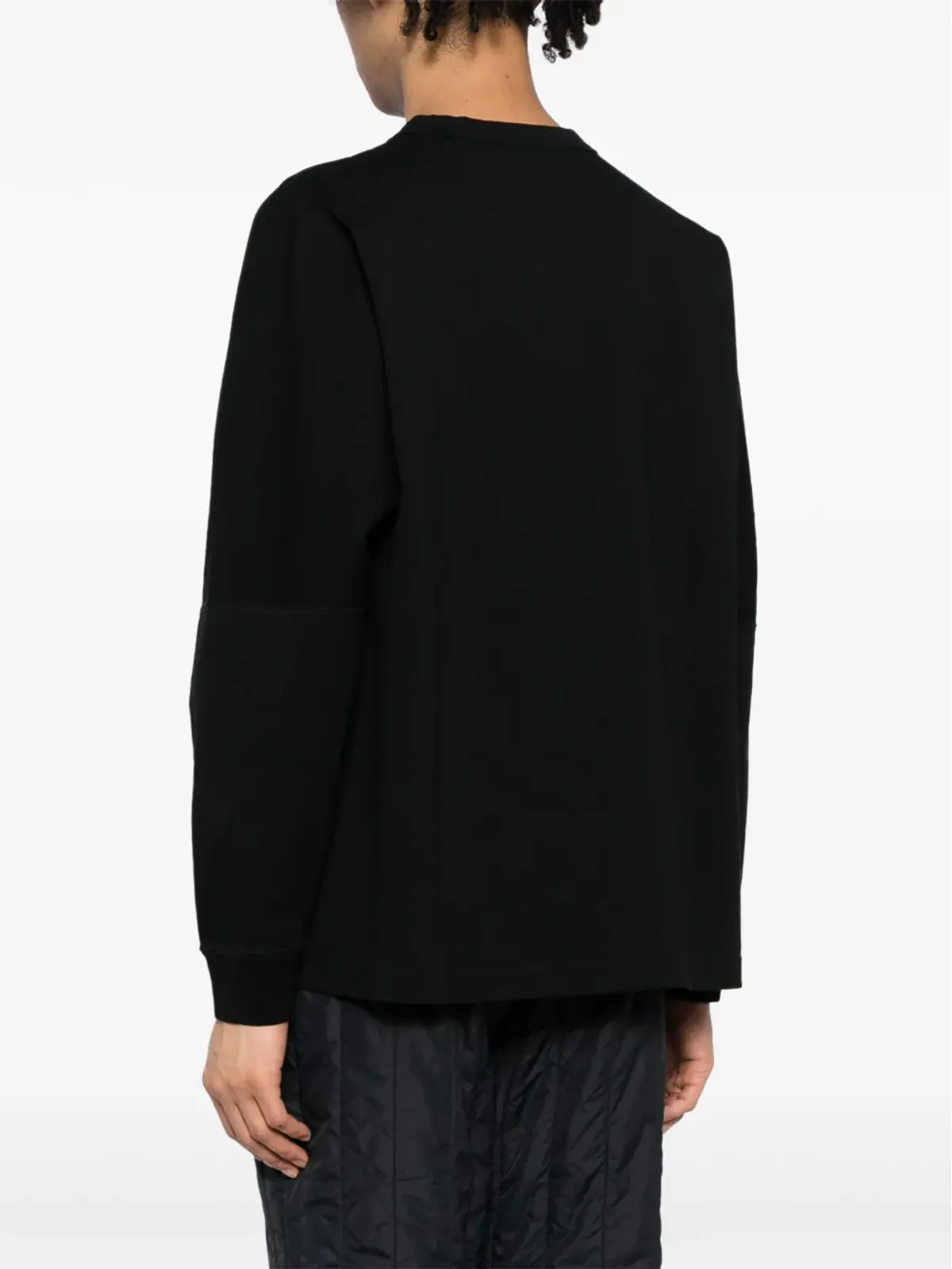 White Mountaineering クルーネック ジャージー スウェットシャツ - ブラック - 画像4