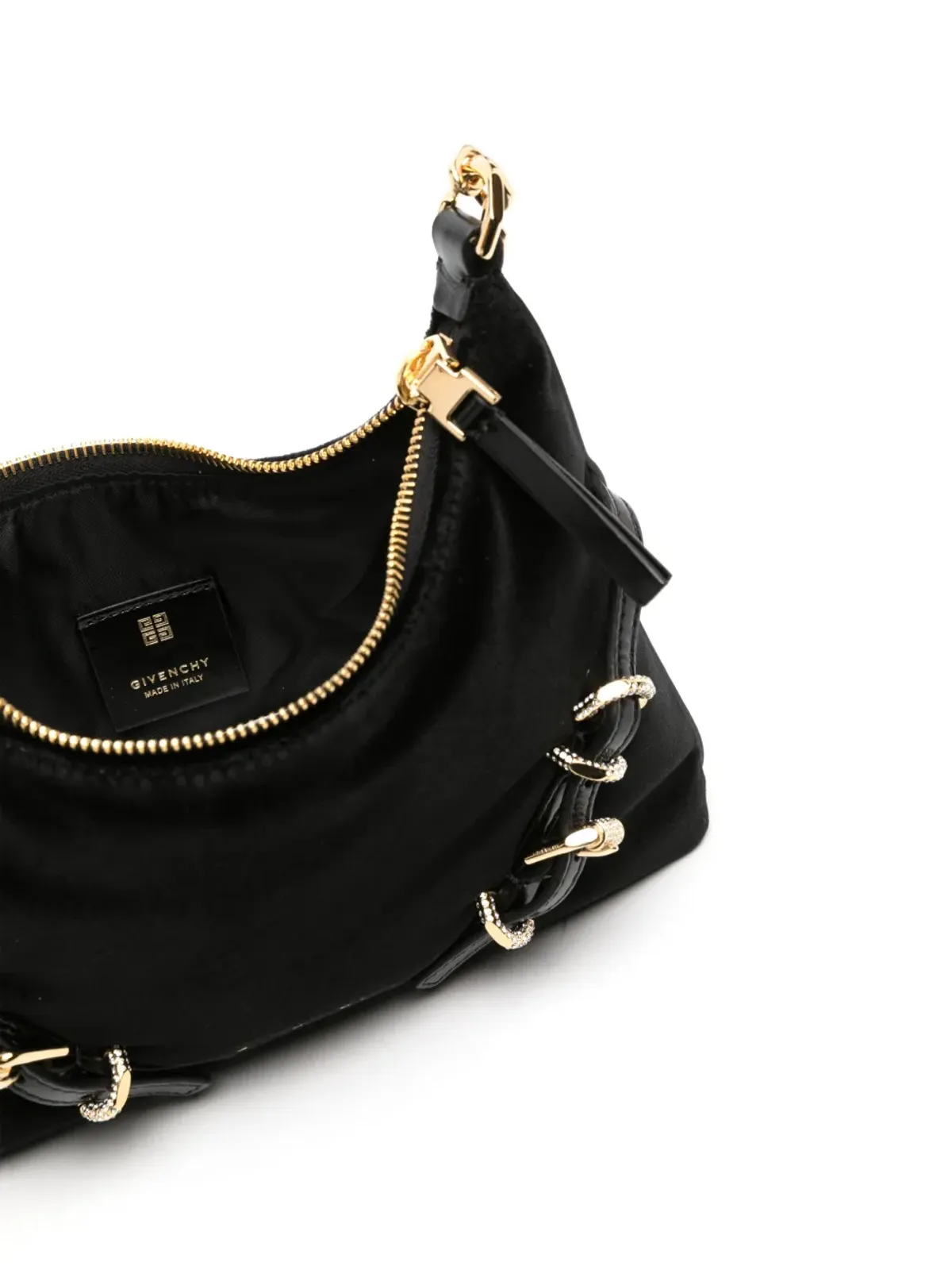 Givenchy Voyou Party ベルベットショルダーバッグ 黒 - 画像4