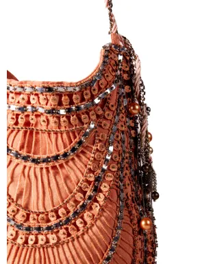 Nannacay Margie beaded shoulder bag - Orange - サムネイル2