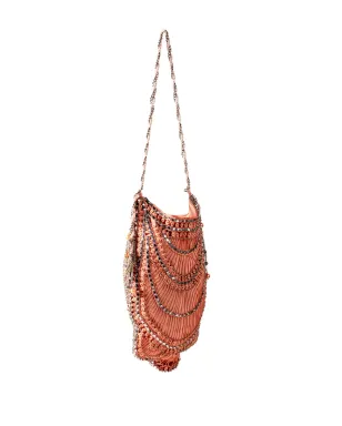 Nannacay Margie beaded shoulder bag - Orange - サムネイル3