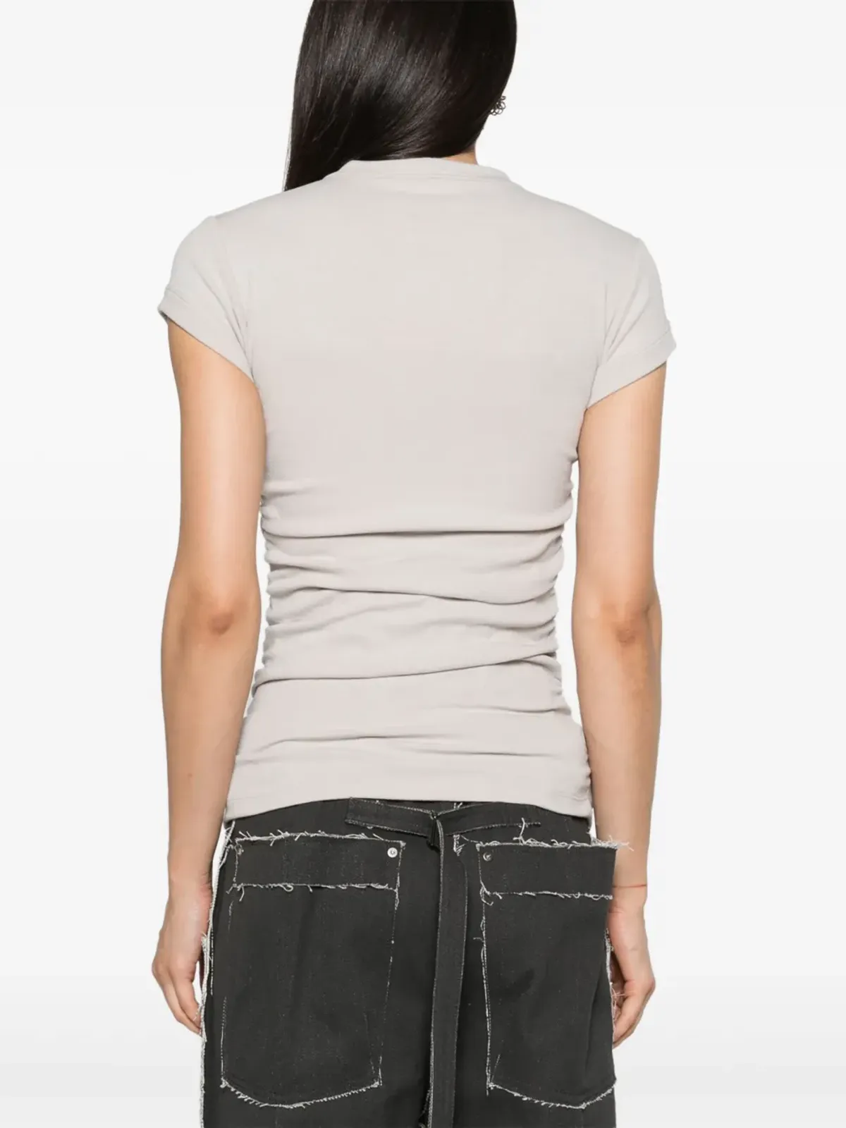 Elena Velez タック入りTシャツ - 画像4