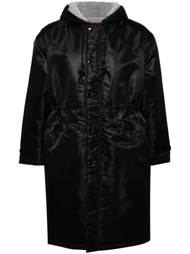MASTERMIND WORLD Mastermind World ロゴプリント フード付きコートの商品画像