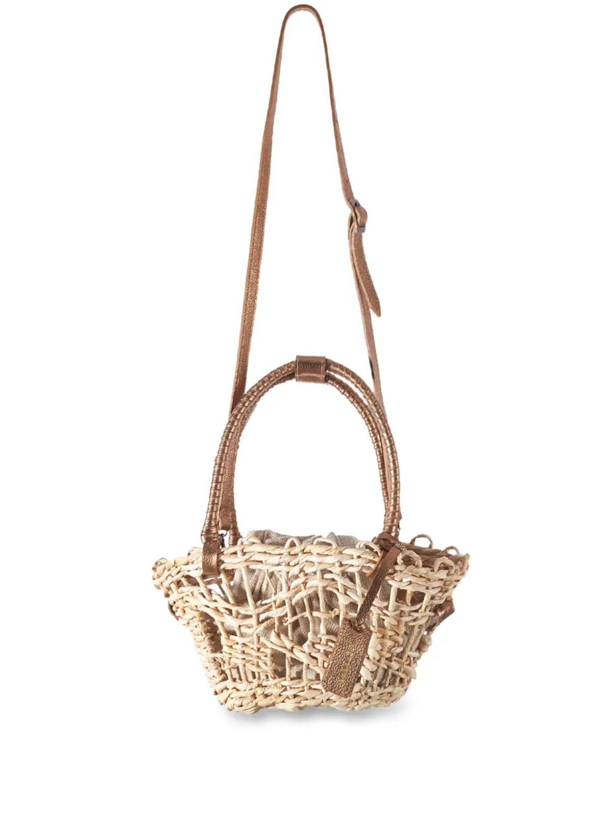 Nannacay Venus P interwoven tote bag - Neutrals - 画像1
