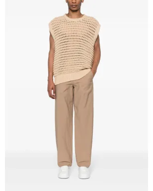 A.P.C. 皺加工のテーパードパンツ - ニュートラルカラー - サムネイル2