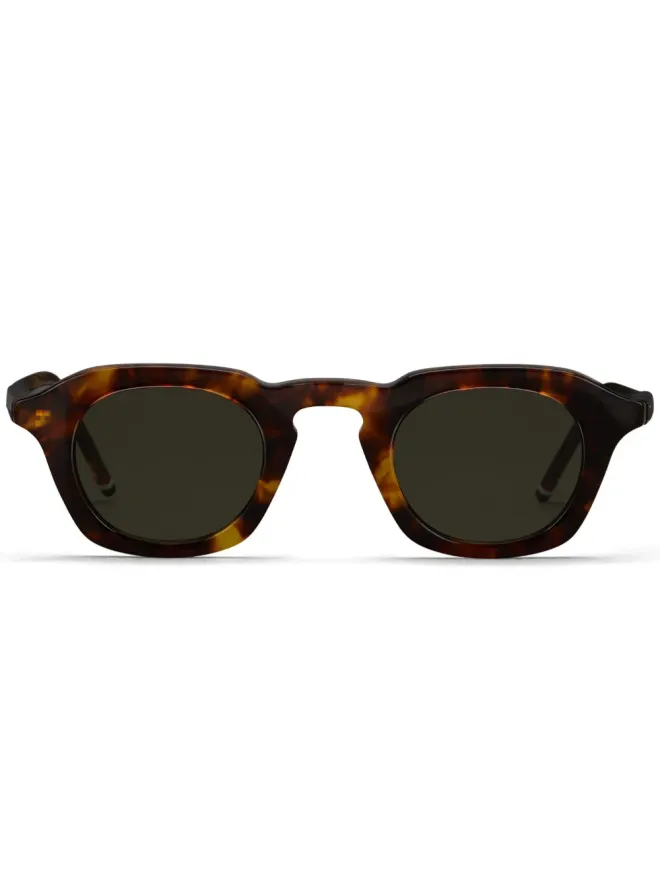 Thom Browne Eyewear Thom Browne Eyewear べっ甲調スクエアフレームサングラスの商品画像