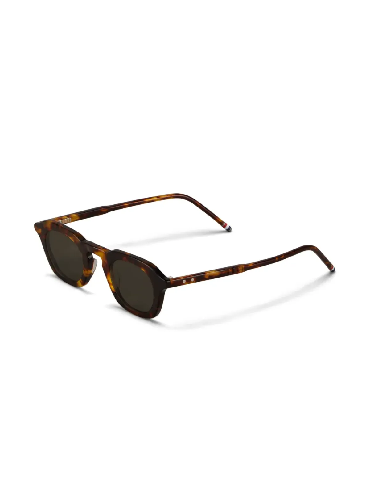 Thom Browne Eyewear べっ甲調スクエアフレームサングラス - 画像2