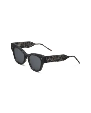 Thom Browne Eyewear tortoiseshell cat-eye sunglasses - Grey - サムネイル2